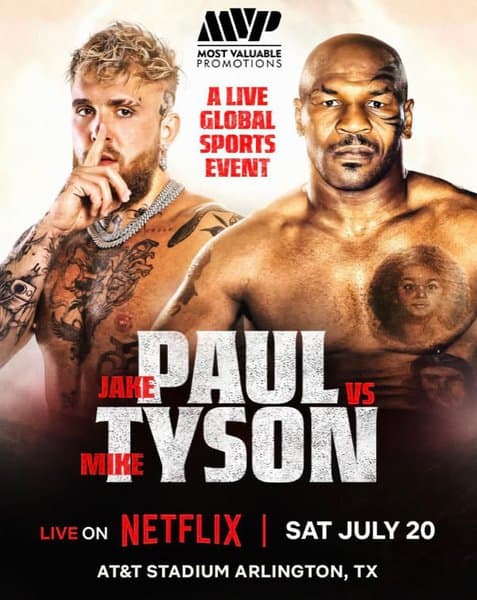 Boxing News: Jake Paul vs. Mike Tyson July 20 » March 26, 2024